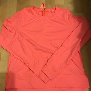 Pink size 6 lululemon pullover